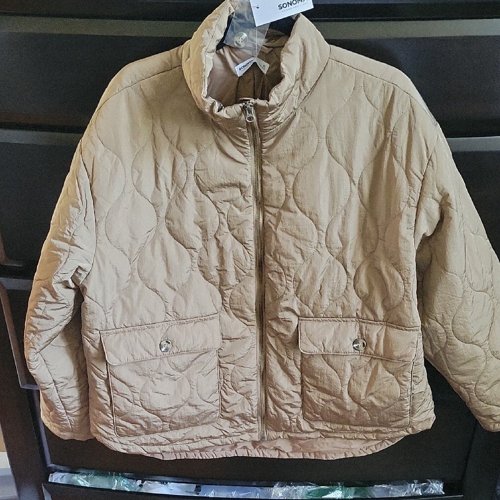 Sonoma Light Gold Quilted Jacket